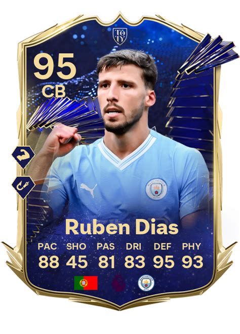 ruben dias zero cards